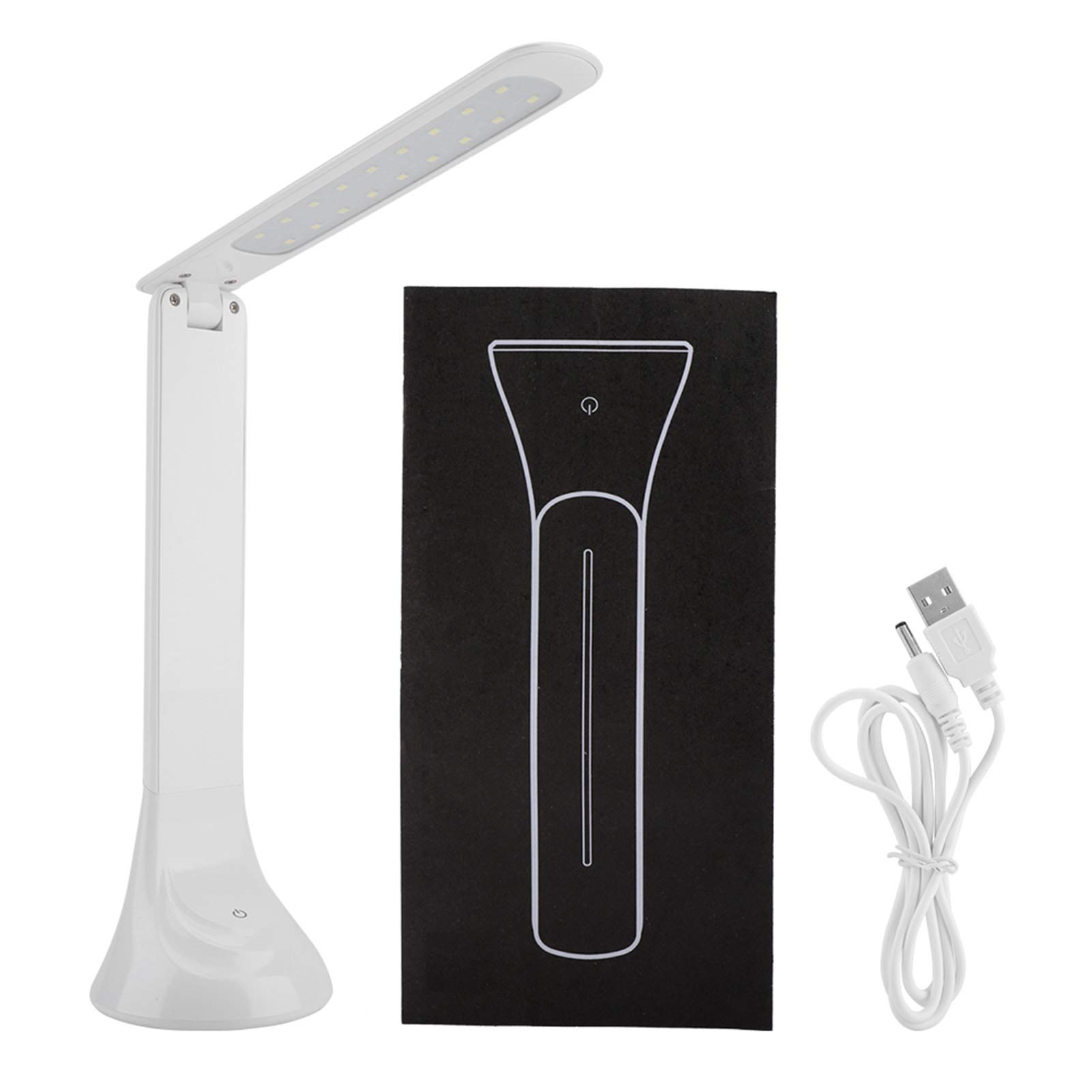 Niiyen Rechargeable Dimmable LED Desk Lamp with Eye Care - Foldable Study Light for Office, Reading & Home Use
