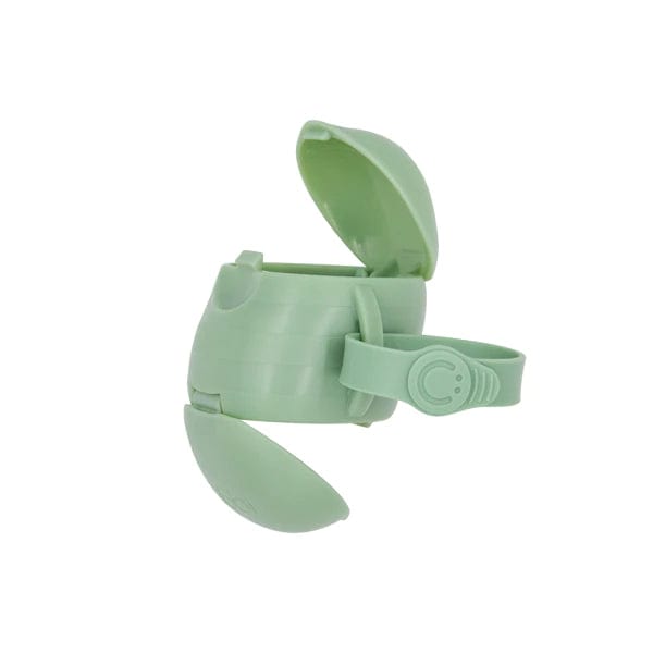 Ubbi On The Go Pacifier Holder - Baby Pacifier Clip with Secure Strap for Strollers, Car Seats & Diaper Bags - BPA-Free Silicone Teether for Newborns & Infants - Perfect for Travel, Outings & Everyday Use