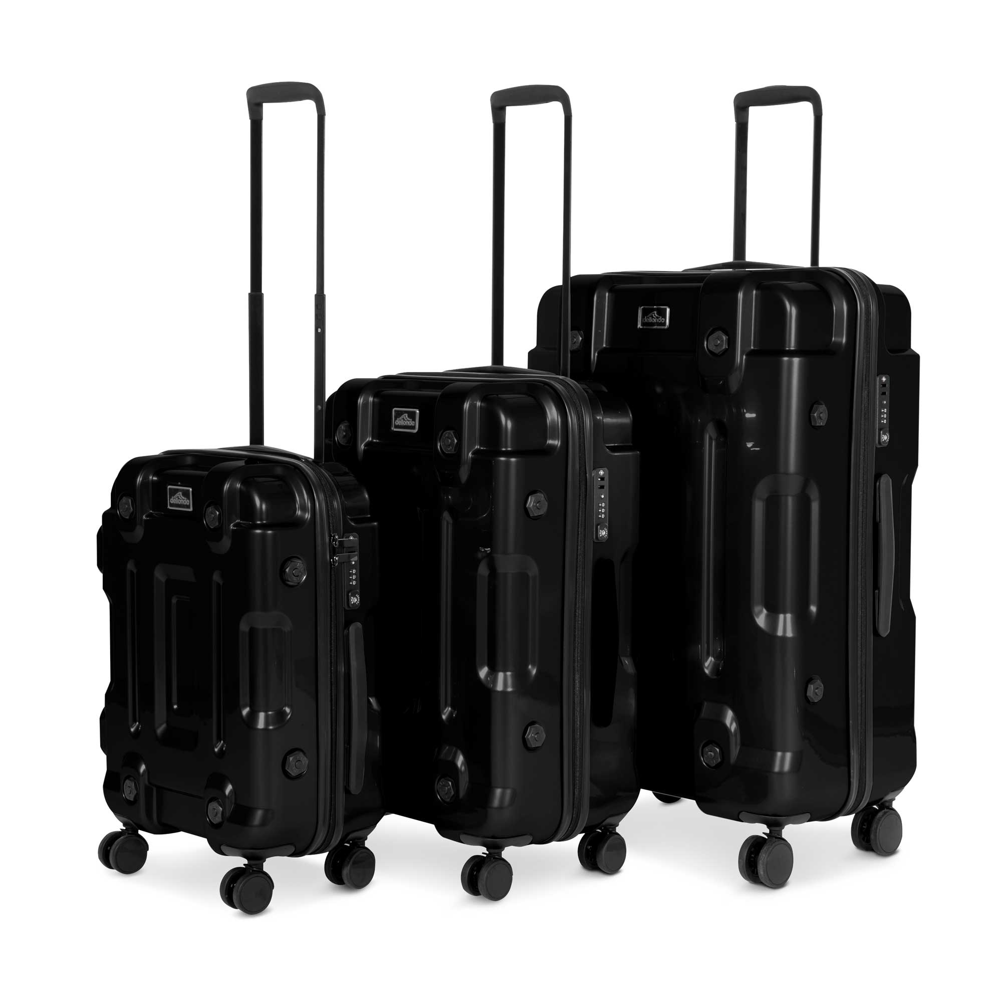 3-Piece Lightweight ABS/PC Luggage Set with TSA Locks (20