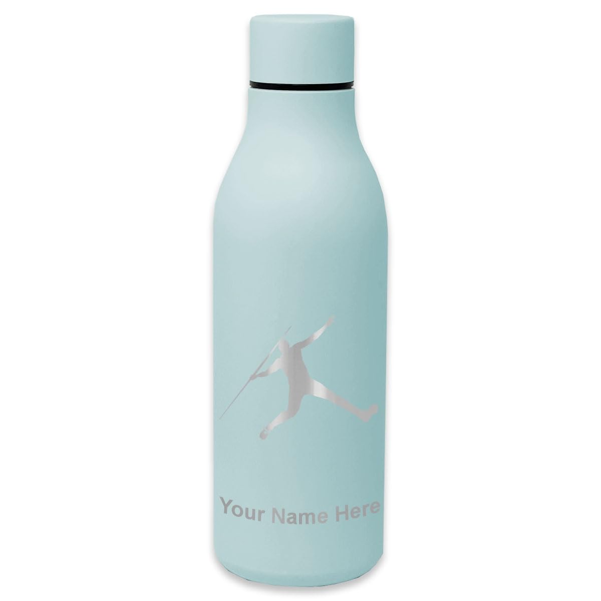 LaserGram Double Wall Insulated Stainless Steel Water Bottle with Personalized Engraving - 20oz Vacuum Flask for Gym, Hiking & Outdoor Activities - Leakproof & Sweatproof Sports Water Bottle