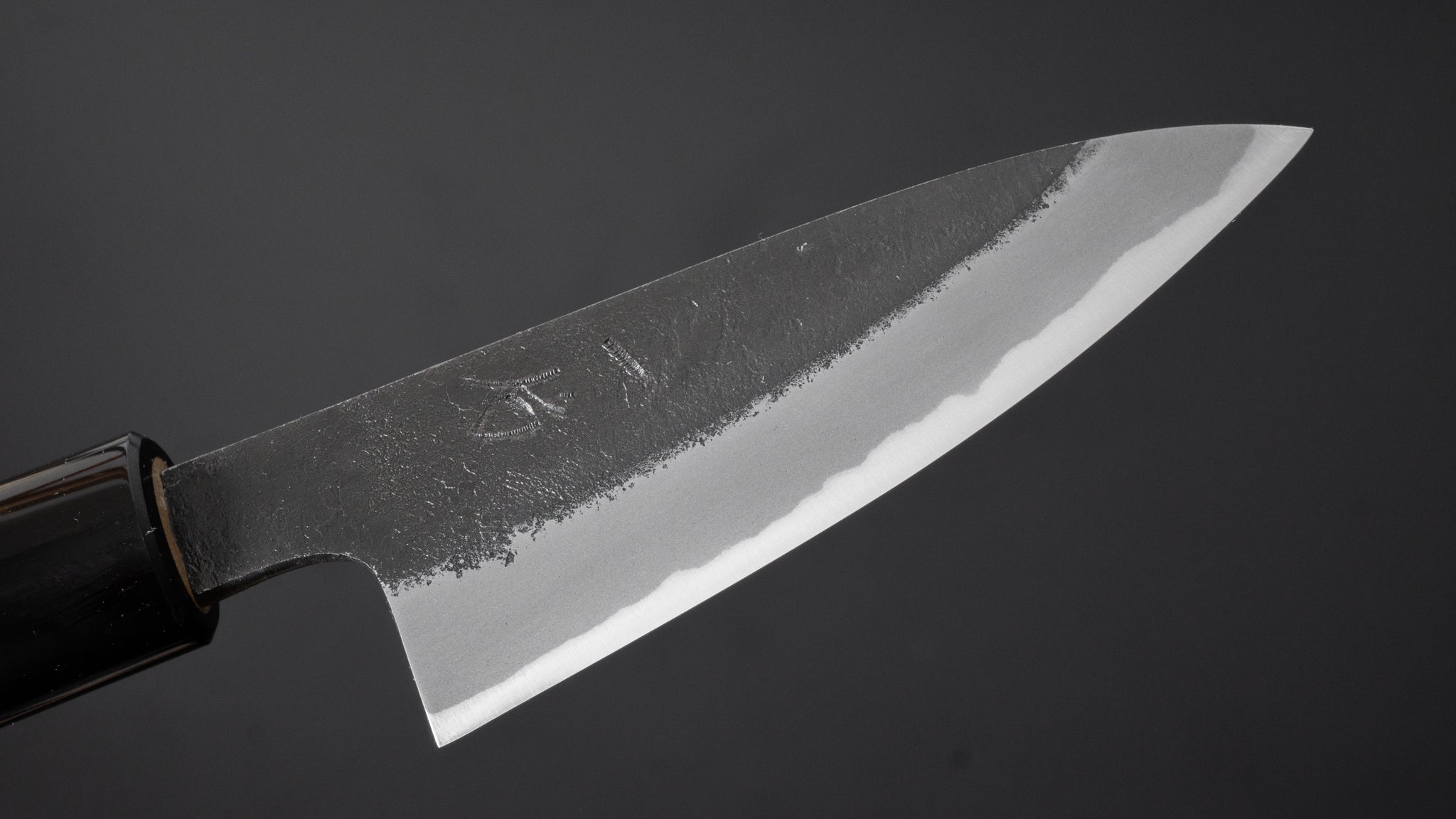 Hitohira Hinode Nashiji White #2 Paring Knife 90mm with Ho Wood Handle - Perfect for Peeling, Slicing & Precision Kitchen Tasks