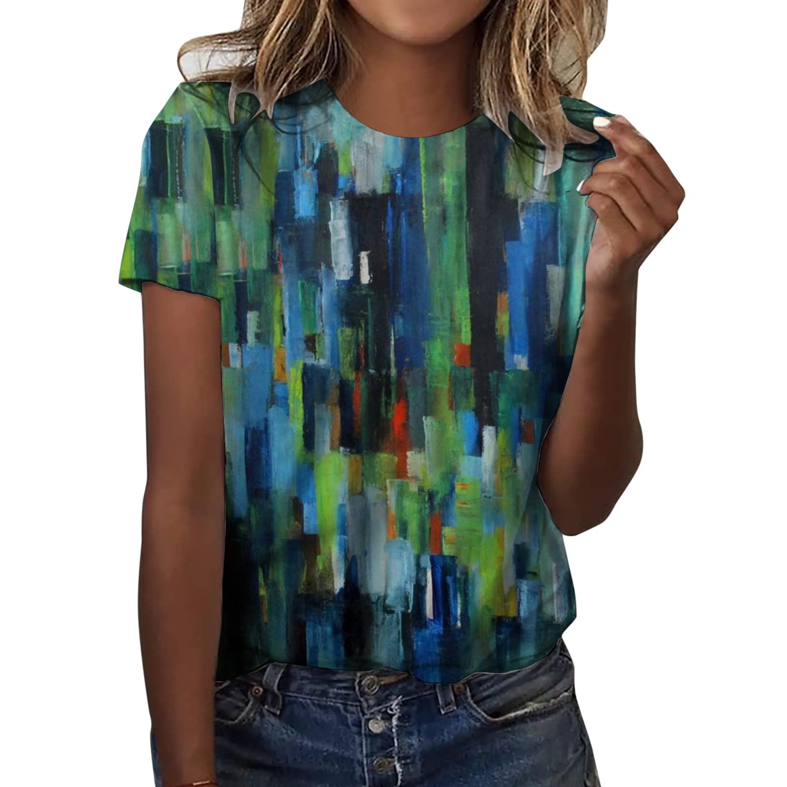 Women's Loose Fit T-Shirts - Casual Short Sleeve Tees for Everyday Wear | Comfortable & Stylish Women's Tops for Work, Weekend & Travel