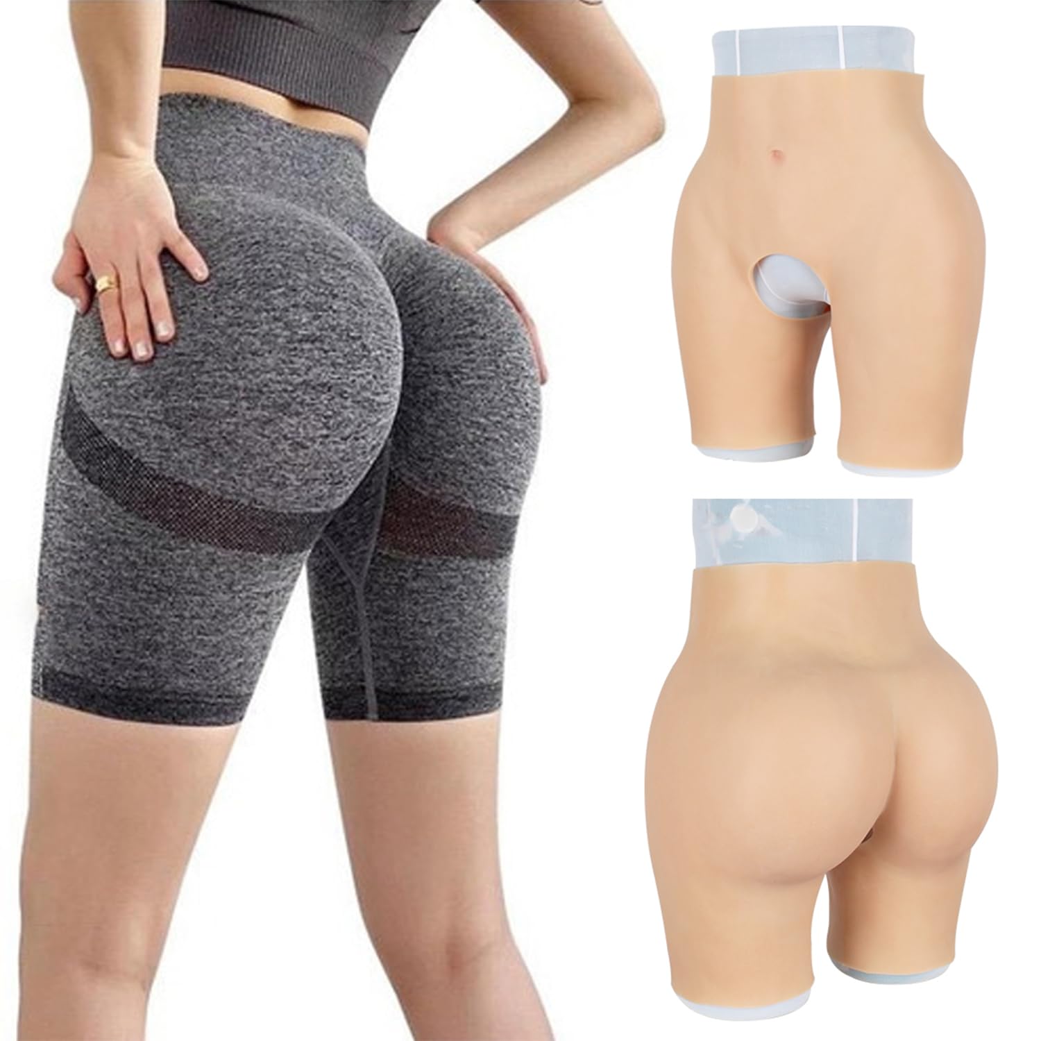 Premium Silicone Butt Lift Pads for Women - Natural Looking Hip Enhancer Shapewear & Booty Lifting Underwear - Perfect for Cosplay, Costumes, Body Shaping and Everyday Wear
