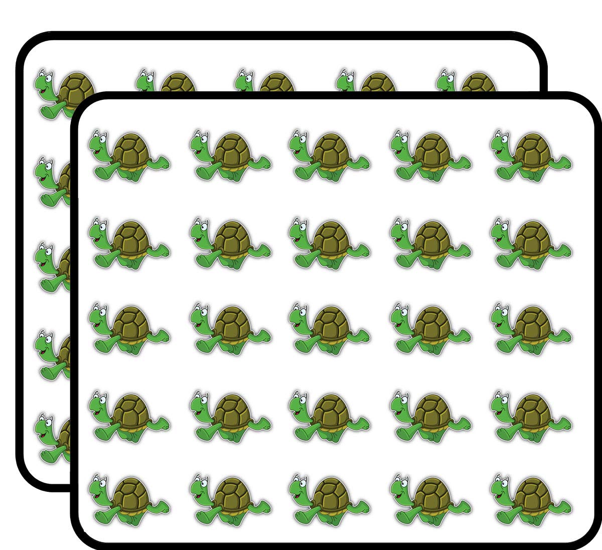 Happy Turtle Cartoon Stickers - 50 Pack for Scrapbooking, DIY Crafts, Bullet Journals, Calendars & Kids Art Projects - Perfect for School Supplies, Home Decor & Gift Wrapping
