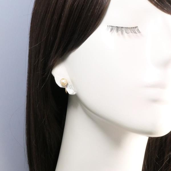 18K Yellow Gold Pearl Earrings for Women - Classic Elegant Dangle Earrings with Freshwater Pearls - Perfect for Weddings, Parties & Special Occasions