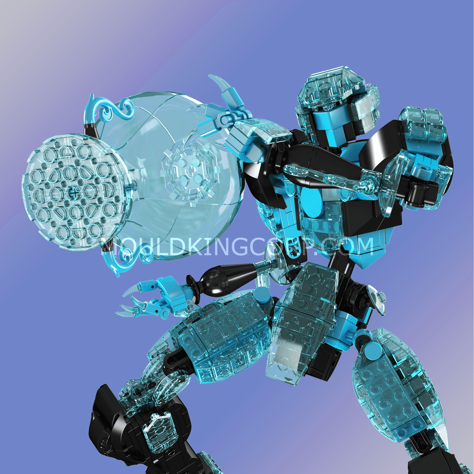 Mould King 10077 Aquarius Zodiac Series Building Blocks Set - 548 Pieces for Adults & Teens | Creative DIY Model Kit for Home Decor, Gift & Collectible