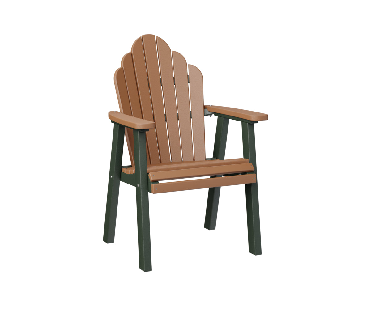 Berlin Gardens Cozi Back Dining Chair - Comfortable Patio & Outdoor Dining Chair for Garden, Deck, and Restaurant Use