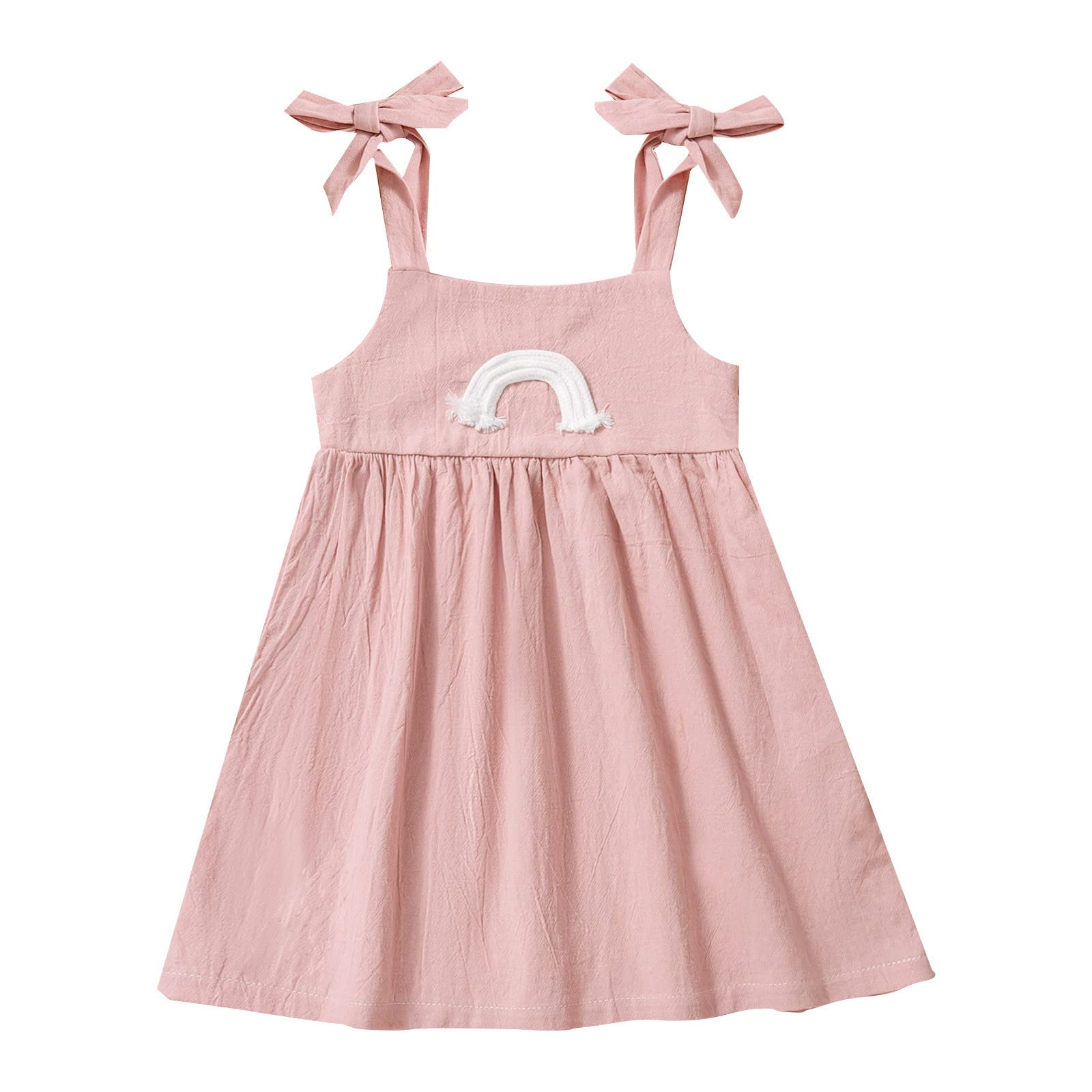Baby Girl Winter Dress - Sleeveless Bowknot Casual Dress for Toddlers & Kids | Perfect for Holiday Photos, Birthday Parties & Family Gatherings