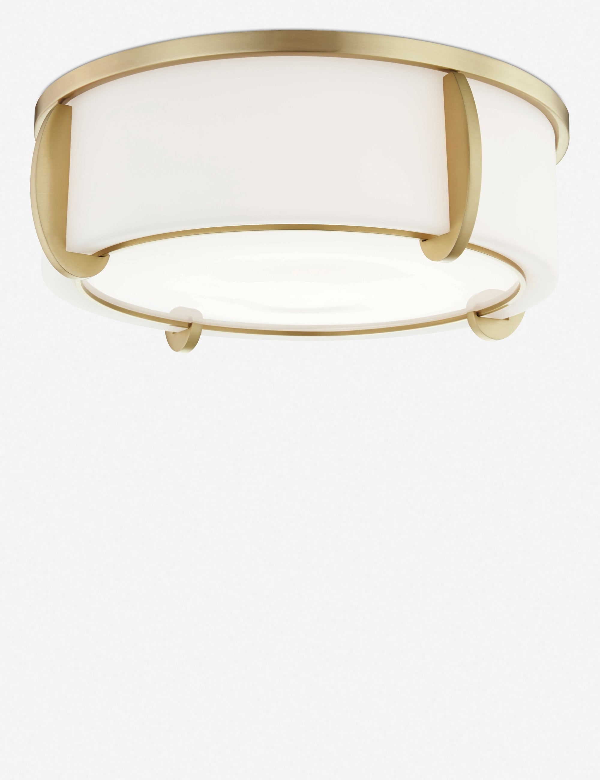 Alayna Modern Flush Mount Ceiling Light Fixture - Energy Efficient LED Lighting for Bedroom, Living Room, and Hallway