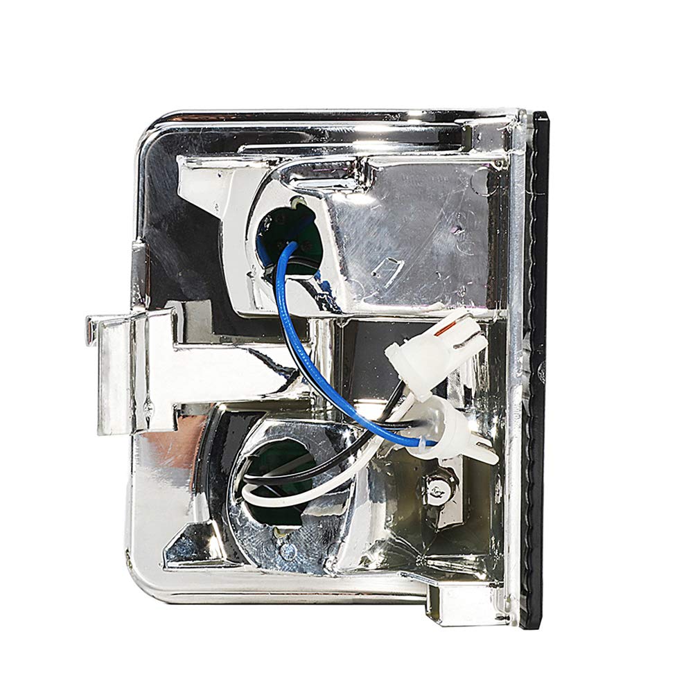 SCITOO LED Side Mirror Turn Signal Light Kit - Compatible with 2008-2016 Ford F250 F350 F450 F550 Super Duty | Smoke Lens Left & Right Exterior Mirror Replacement (7C3Z13776A, 7C3Z13776B) | Enhanced Night Visibility & Safety for Truck Drivers