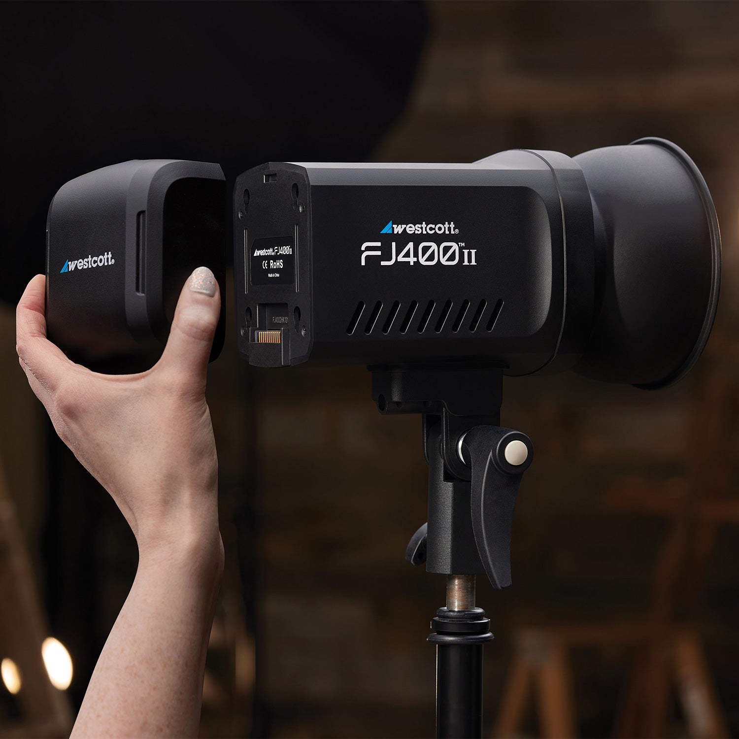 FJ400 II Professional Strobe 2 Light Backpack Kit - Portable Photography Lighting for Outdoor Studio & On-Location Shoots