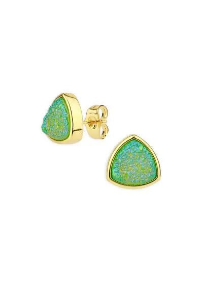 Druzy Stone Stud Earrings for Women – Sparkling Crystal Jewelry for Everyday Wear & Special Occasions
