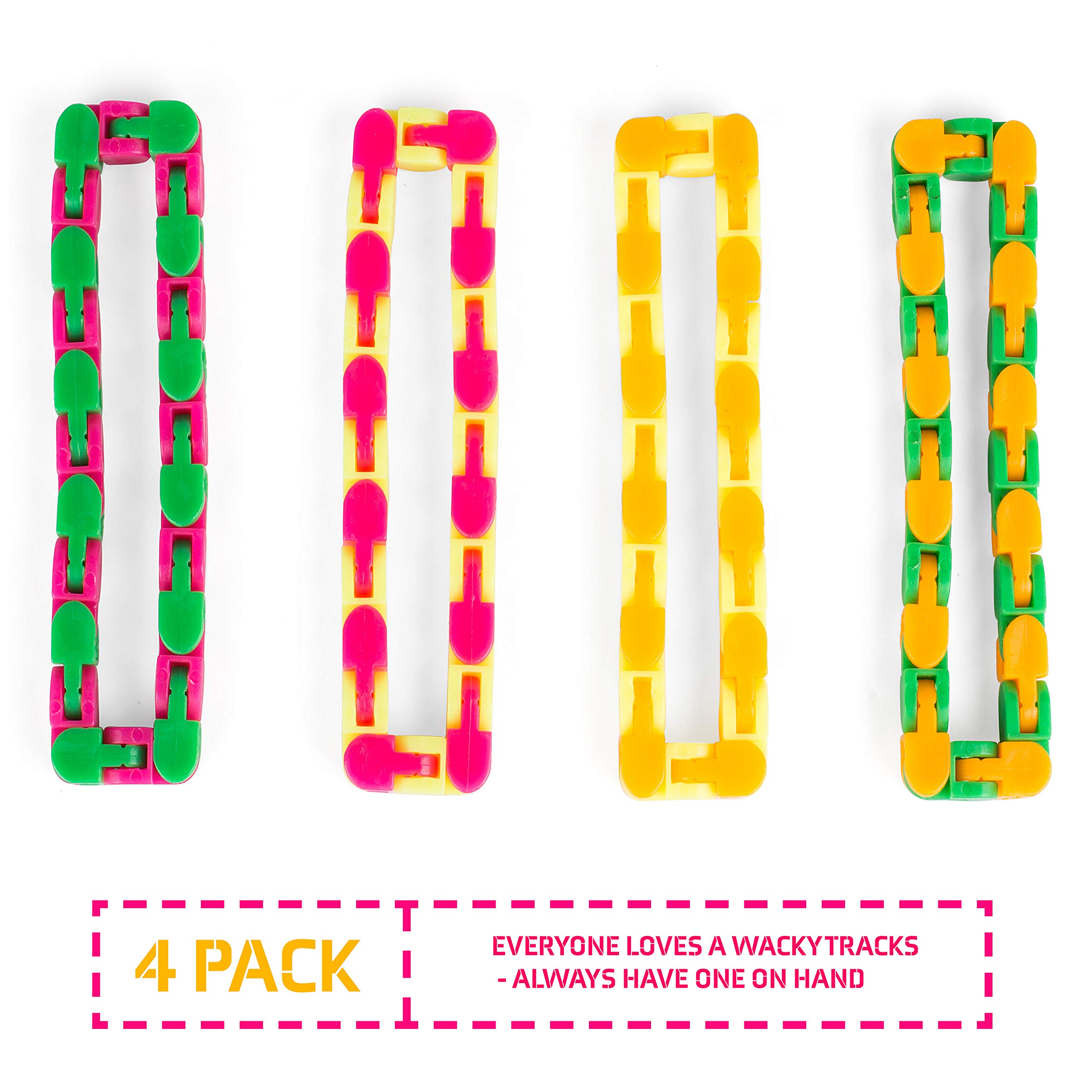 Neliblu Kids Party Favors - Wacky Tracks Snap & Click Fidget Toys for Sensory Play, Happy Face Squishies & Stress Relief Foam Balls - Perfect for Birthday Gifts, Classroom Rewards and Anxiety Relief