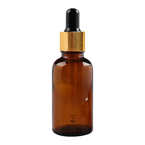 10ml Amber With Gold Dropper1