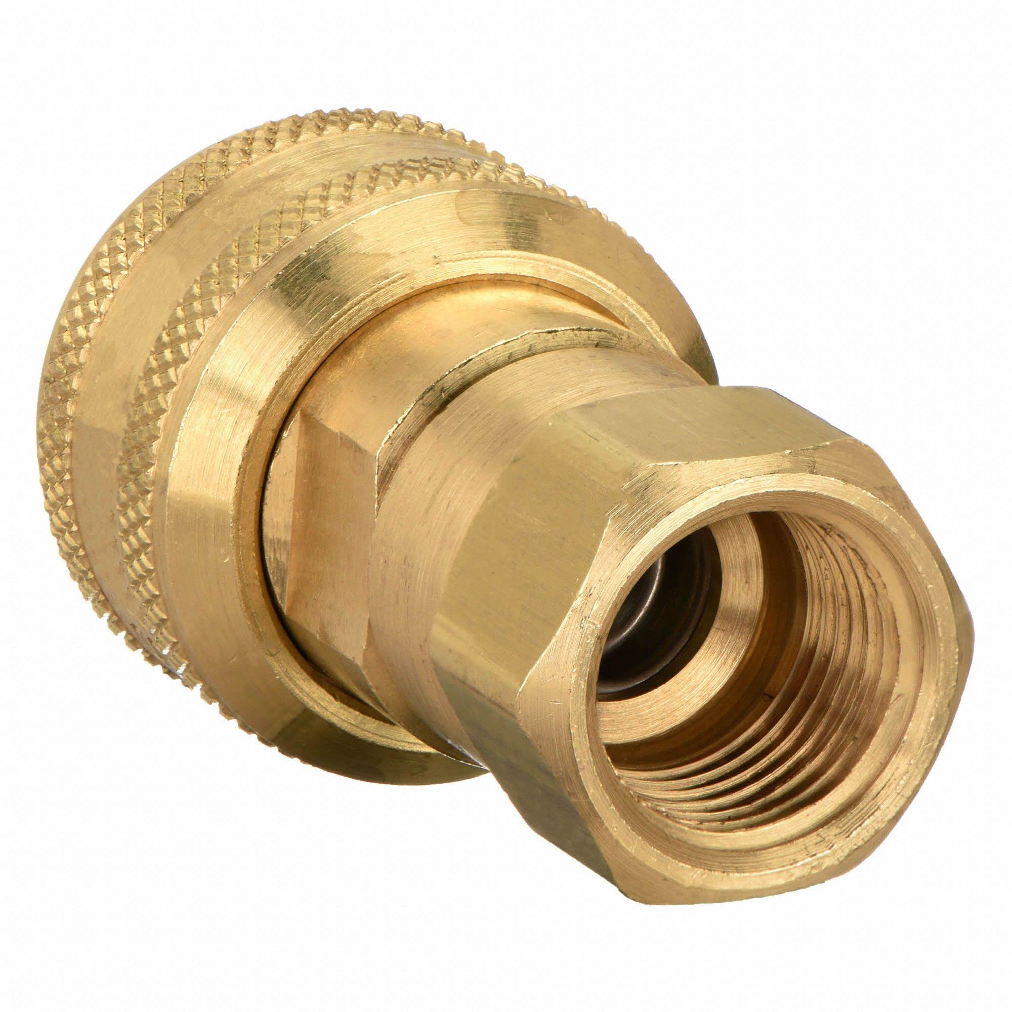 Parker Brass Industrial Coupler Body - B35 | High-Quality Hydraulic Fitting for Heavy-Duty Equipment | Perfect for Construction, Agriculture & Manufacturing Applications
