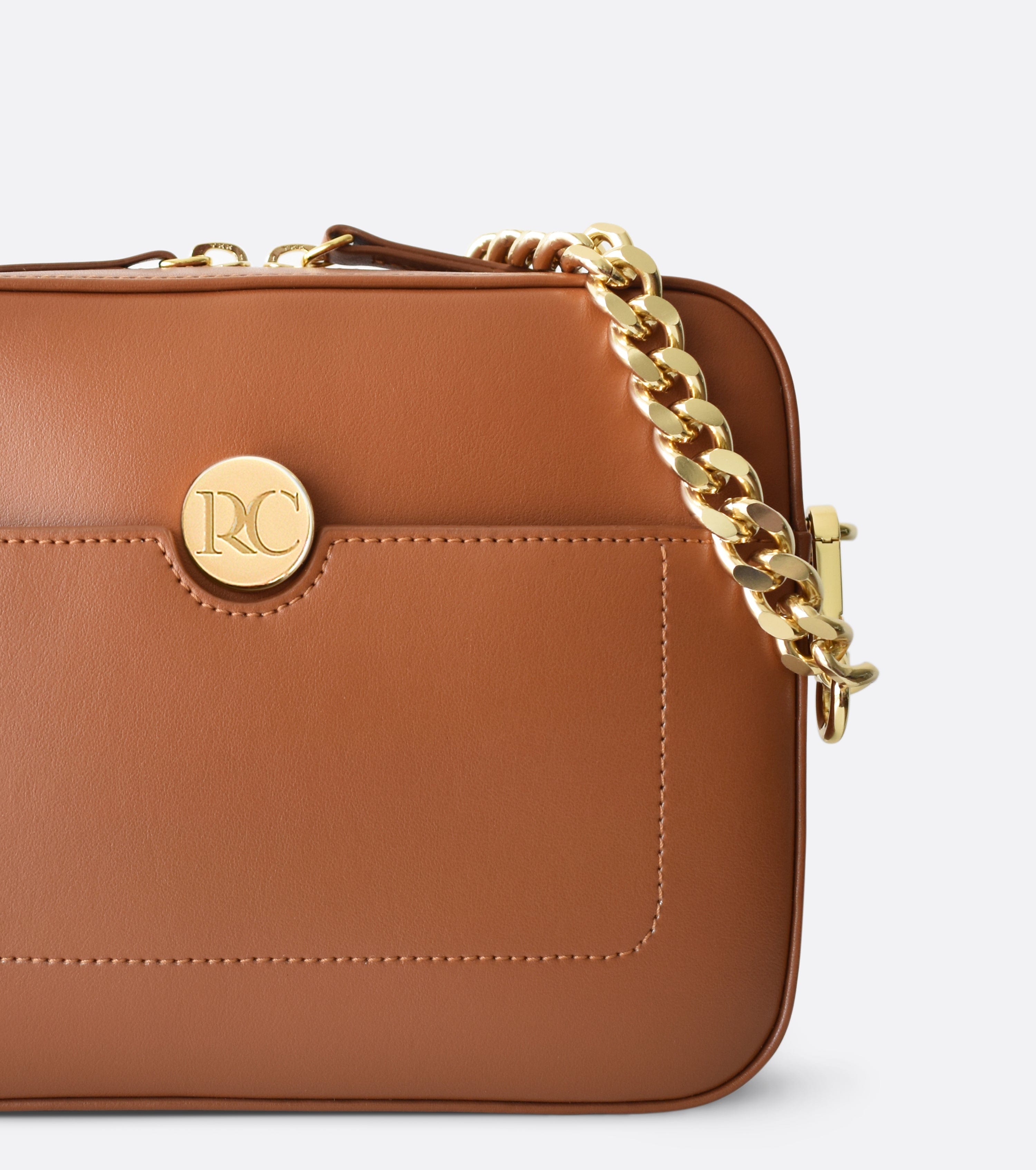 Nomad Vegan Leather Crossbody Bag for Apple Devices | Brown | Perfect for Travel, Work & Everyday Use