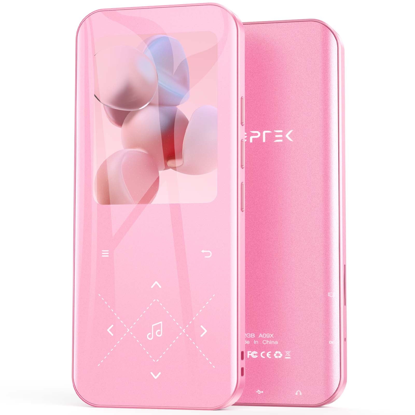 AGPTEK A09X HiFi MP3 Player with Bluetooth 5.3, 32GB Storage, FM Radio, Voice Recorder, 2.4 Inch TFT Screen - Portable Music Player for Running, Gym Workouts & Travel