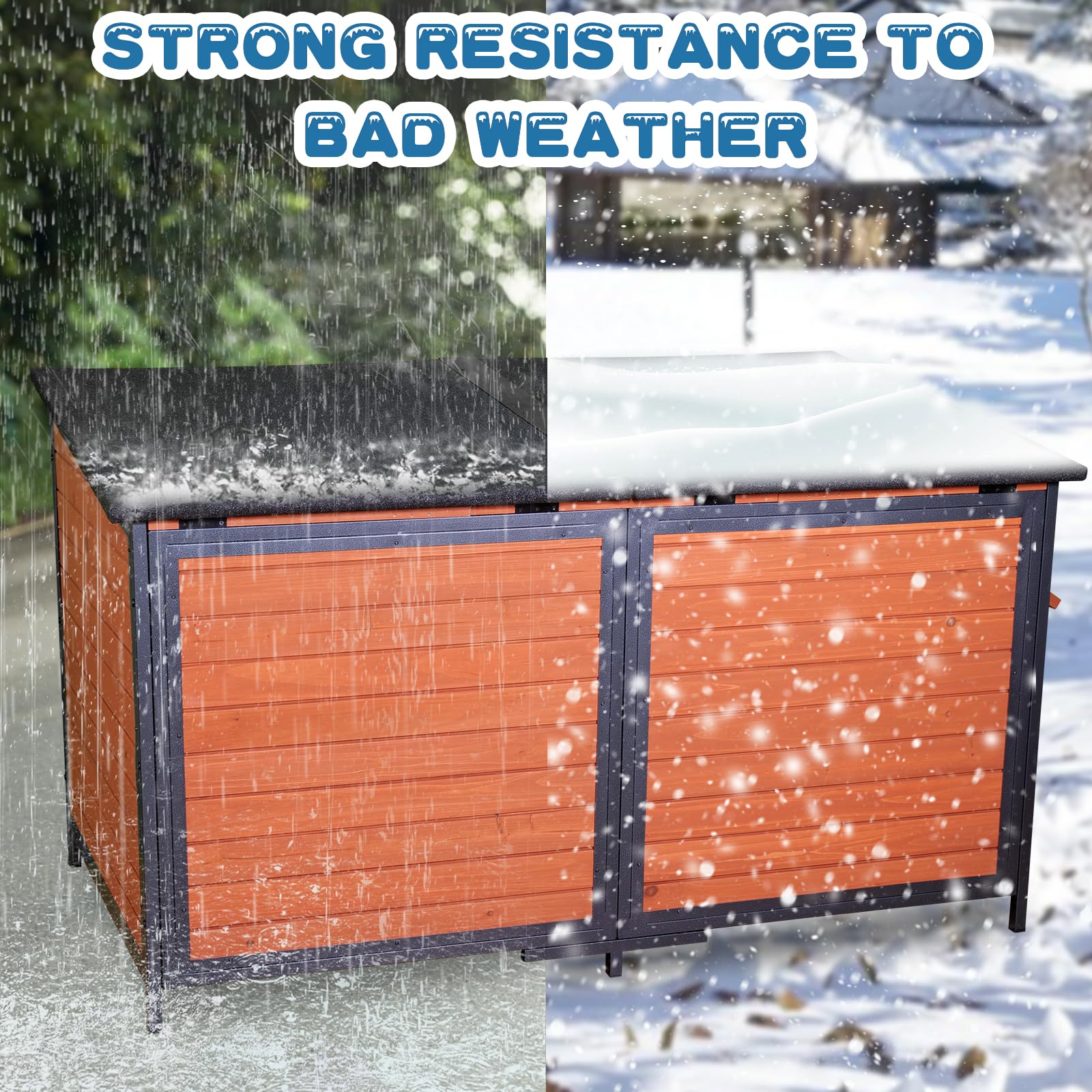 Extra Large Insulated Dog House 59.1