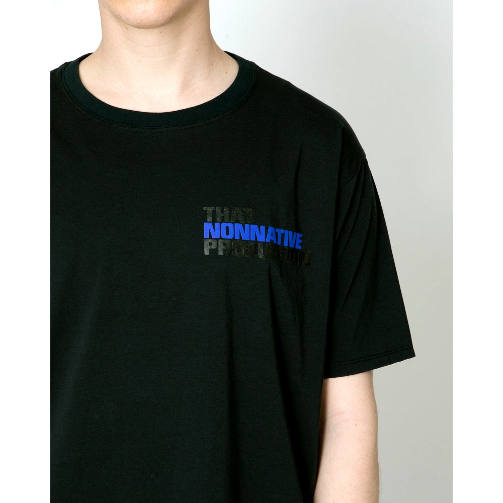 NONNATIVE DWELLER Short Sleeve T-Shirt Bowery Black - Casual Streetwear Tee for Men | Perfect for Everyday Wear, Urban Outings & Street Style Fashion