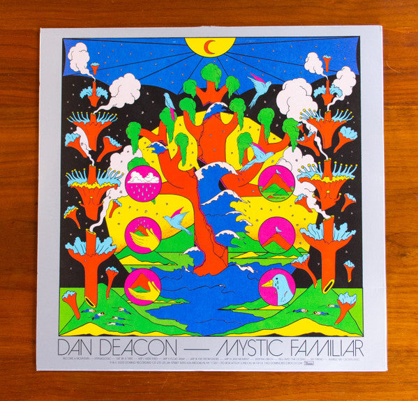 Dan Deacon - Mystic Familiar Limited Edition Silver Vinyl LP (Near Mint Condition) - Perfect for Collectors & Audiophiles