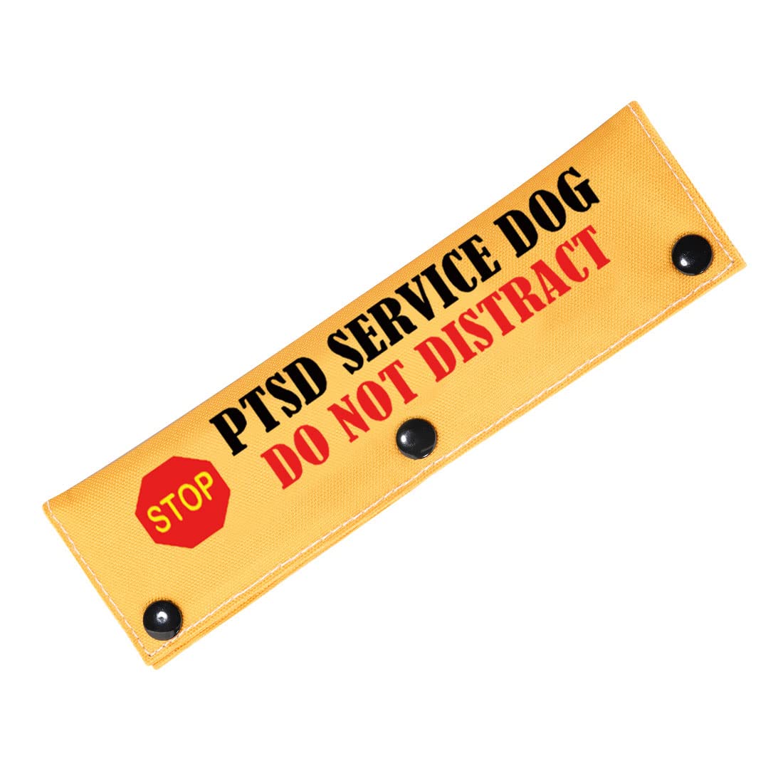 PWHAOO PTSD Service Dog Leash Wrap - Do Not Disturb Vest Sleeve for Anxiety & Emotional Support Dogs - Durable Assistance Dog Alert Accessory (Ideal for Public Outings & Therapy Sessions)