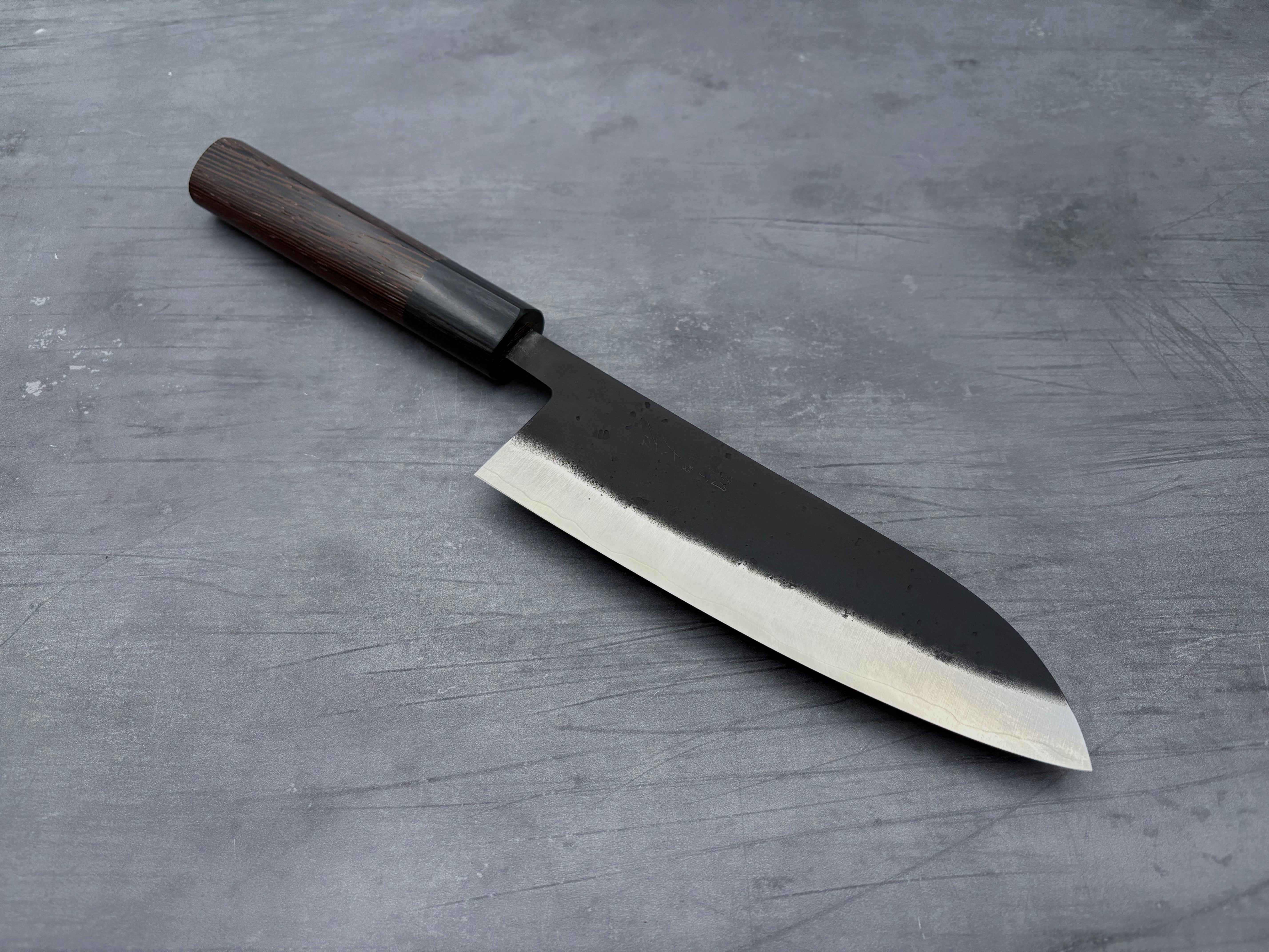 Ohishi SLD Santoku Knife - Premium Japanese Kitchen Knife for Professional Chefs & Home Cooking - Perfect for Slicing, Dicing & Chopping Vegetables, Meat & Fish