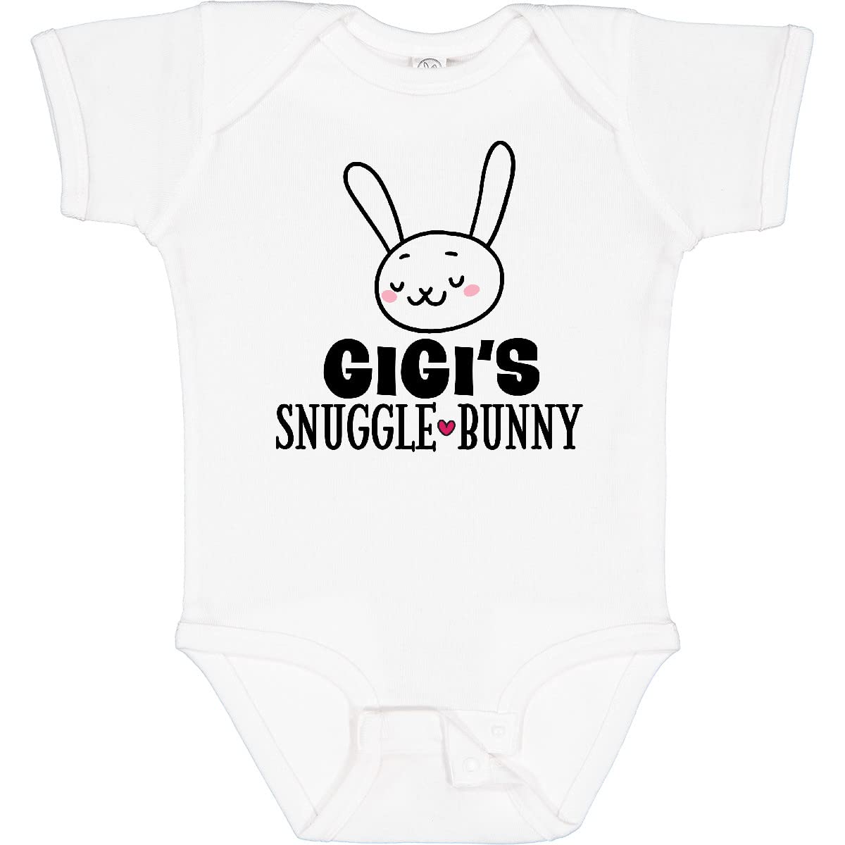 Inktastic Gigi Snuggle Bunny Easter Outfit Baby Bodysuit - Cute Easter Bunny Onesie for Infants & Newborns - Perfect for Easter Photos, Baby Showers & Holiday Celebrations