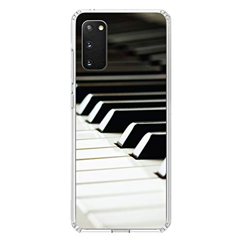 Piano Keys Keyboard On Clear Case