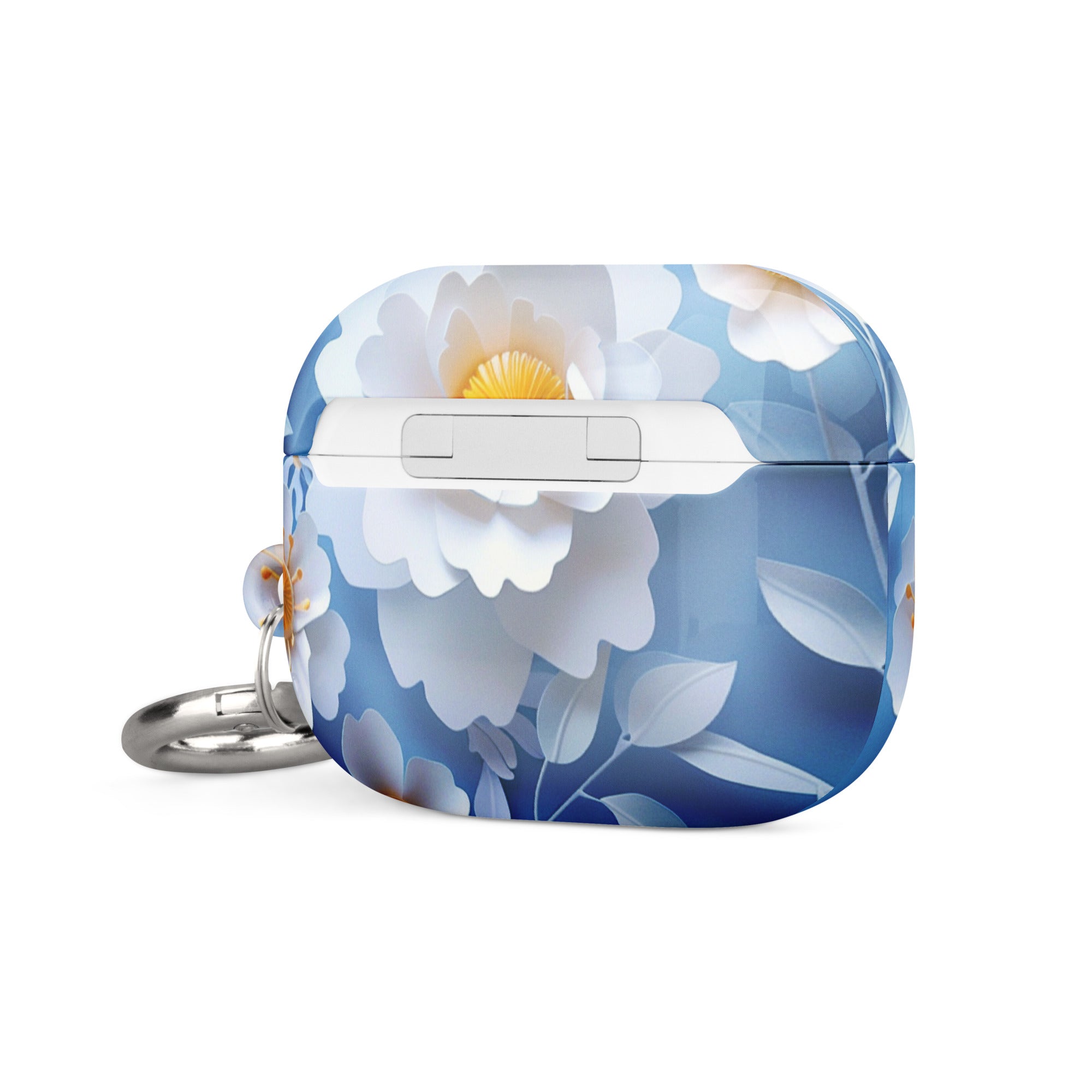 Daisy Blue AirPods Case - Protective Cover for AirPods 1/2/3 & Pro - Cute Floral Design - Perfect for Everyday Use, Travel & Gifts