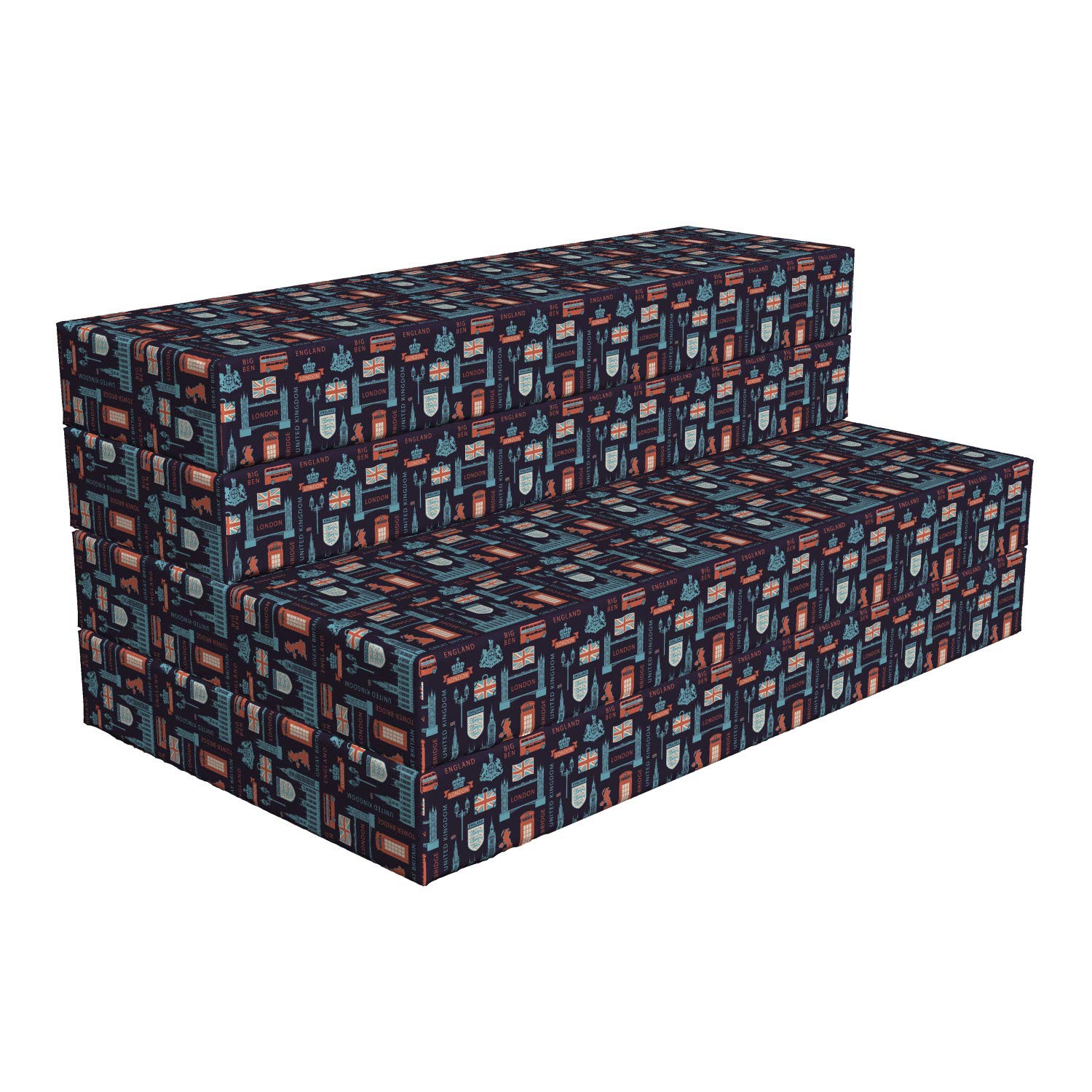 Ambesonne Foldable Mattress for Phone Booth - 78.7