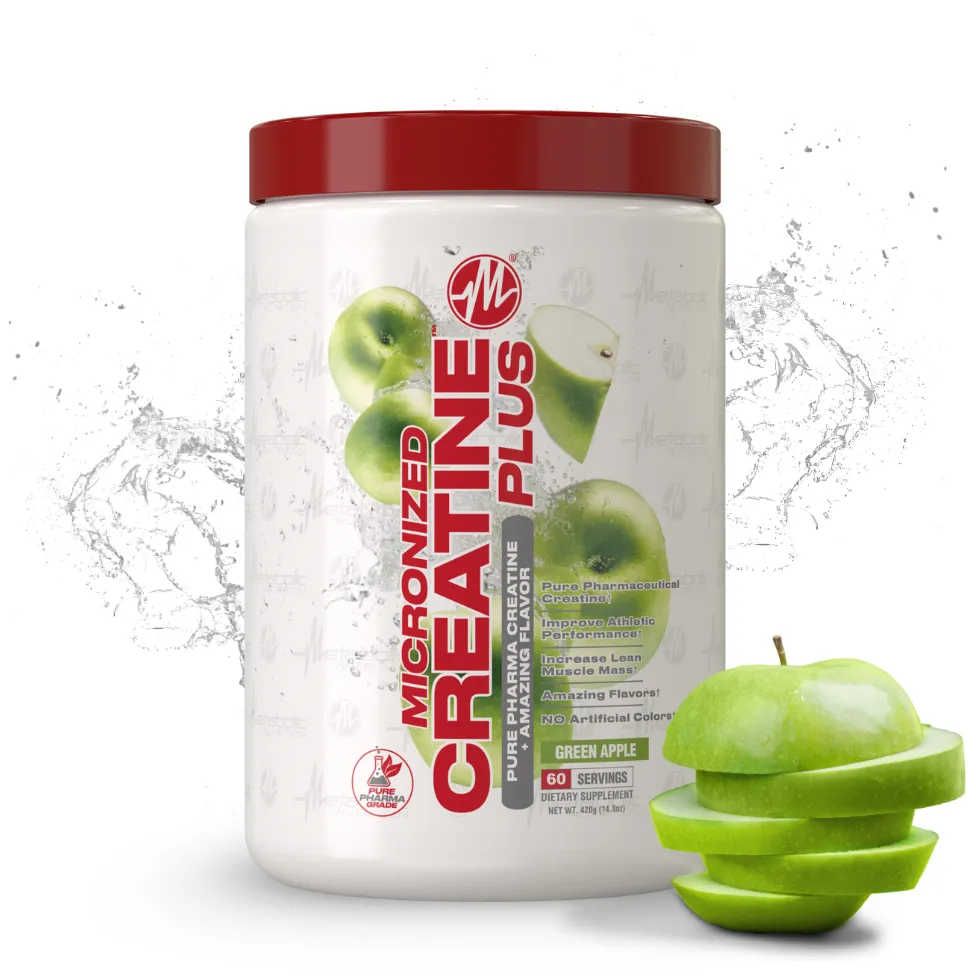 Metabolic Nutrition CreatinePLUS - Premium Creatine Supplement for Muscle Growth & Strength | Ideal for Athletes & Bodybuilders