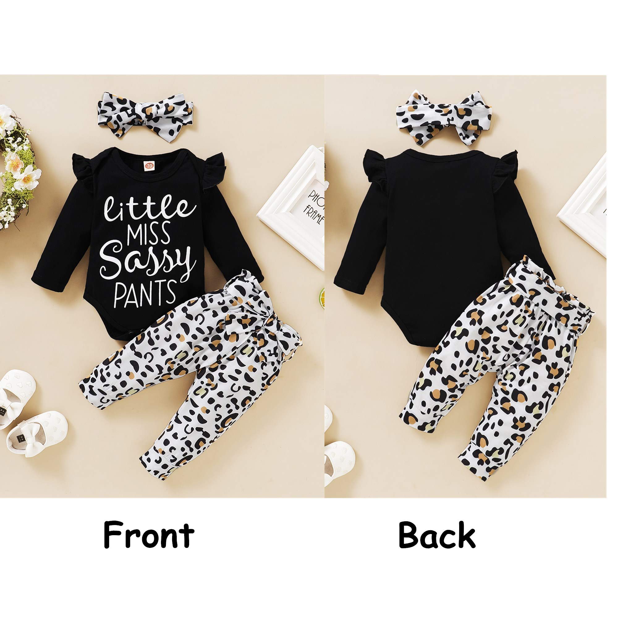 **Adorable Baby Girl Clothes Set – Long Sleeve Romper & Pants Outfit for Newborns & Infants – Soft & Cozy Fall/Winter Wear – Perfect for Holidays, Family Photos & Daily Playtime**