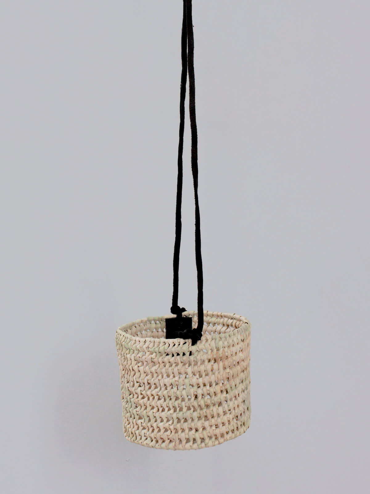 Open Weave Hanging Baskets for Plants - Black Indoor/Outdoor Decorative Planters - Perfect for Patio, Garden, Balcony & Home Decor