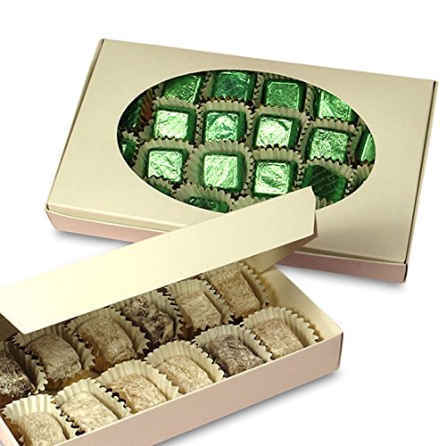 200 Pack White One Piece Candy Boxes | 5.75 Inch Wide Bulk Party Favor Containers | Perfect for Weddings, Baby Showers & Birthday Party Treats