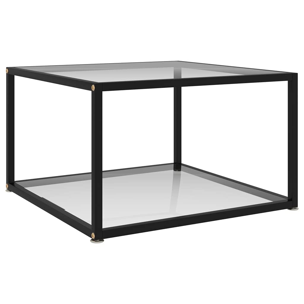 Modern Simple Style Coffee Table with Storage Shelf - 23.6