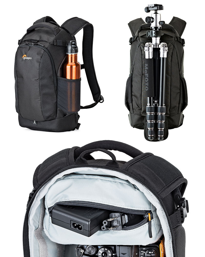 Lowepro SlingShot 200 AW Waterproof Camera Bag for DSLR & Mirrorless - Black - Perfect for Travel, Hiking & Outdoor Photography
