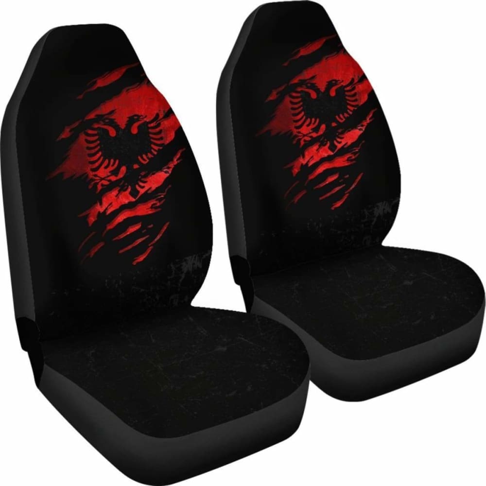 Premium Grunge Style Car Seat Covers (Set of 2) - Universal Fit for Most Vehicles - Durable & Stylish Protection for Cars, Trucks & SUVs - Perfect for Road Trips & Daily Commutes