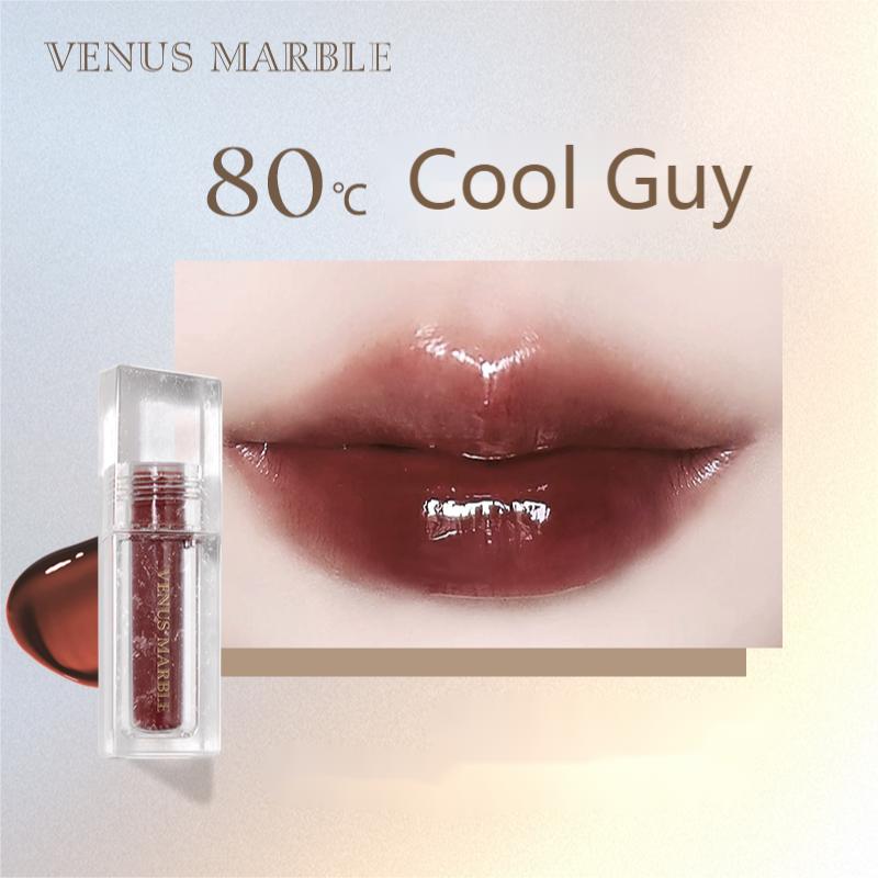 VENUS MARBLE Iceland Spar Mirror Lip Gloss - Shiny Hydrating Lip Gloss with High Pigmentation for Daily Wear & Special Occasions