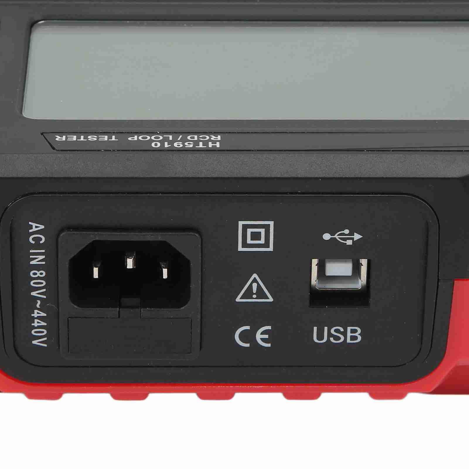 Digital Insulation Loop Tester - Auto Ranging RCD Test Meter for Electrical Safety Checks | Professional Electrician Tool for Home & Industrial Wiring Diagnostics