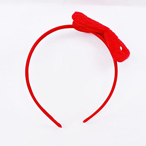 BAKEFY 2-Piece Faux Fur Pearl Hair Band Set - Winter Plush Padded Headbands with Faux Pearls, Korean Style Skinny Hair Hoops for Women & Girls - Perfect for Parties, Weddings, and Daily Fashion Accessories