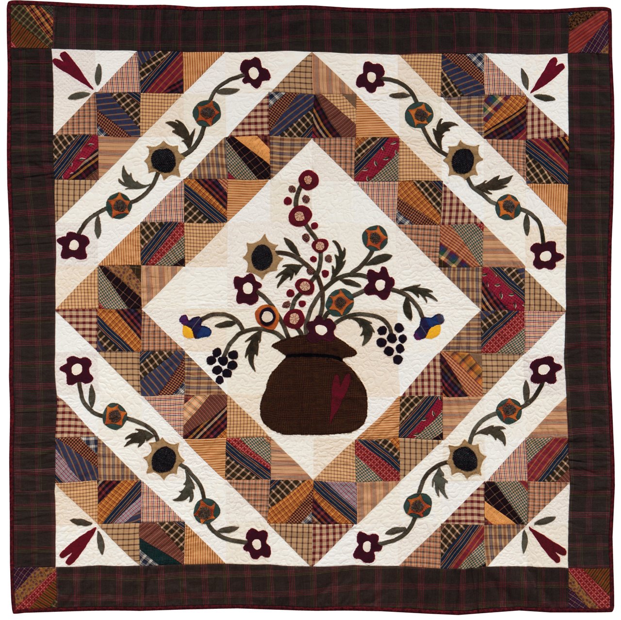 13 Beautiful Patchwork Quilt Patterns for Country Home Decor - Cozy Bedroom & Living Room Designs