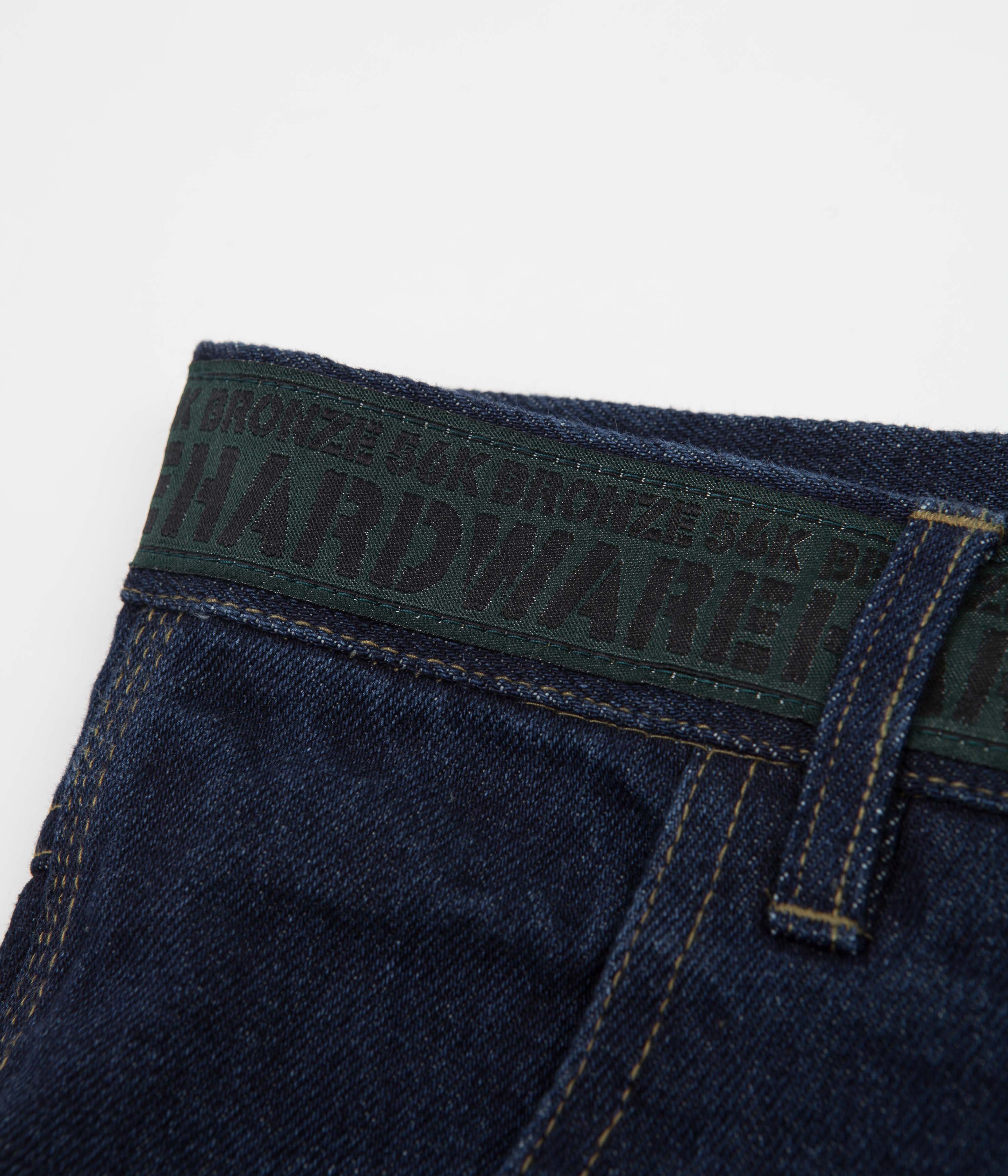 Premium Bronze 56K Denim Jeans - Classic Indigo Wash | Men's Slim Fit Stretch Pants for Casual Wear & Everyday Style