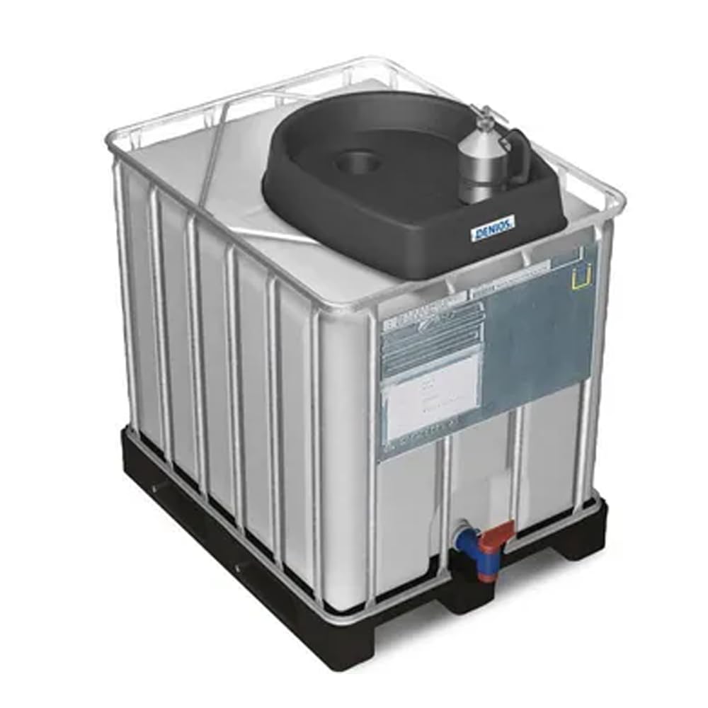 Chemical-Resistant Polyethylene IBC Tote Funnel with Small Drain Opening - Heavy-Duty Large Funnel for Industrial & Agricultural Use - Perfect for Transferring Liquids, Chemicals, and Bulk Materials Safely