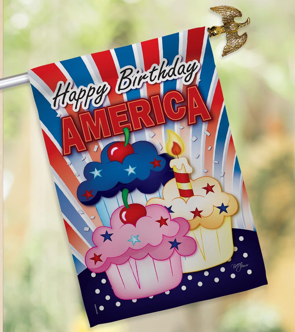 American Cupcake Patriotic House Flag Set - 28