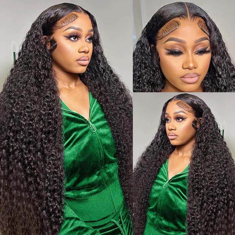 Eullair No-Sew 5x5 13x4 13x6 Lace Front Wigs - Straight/Body Wave/Deep Wave/Curly Human Hair 200% Density | Perfect for Daily Wear, Parties & Special Occasions