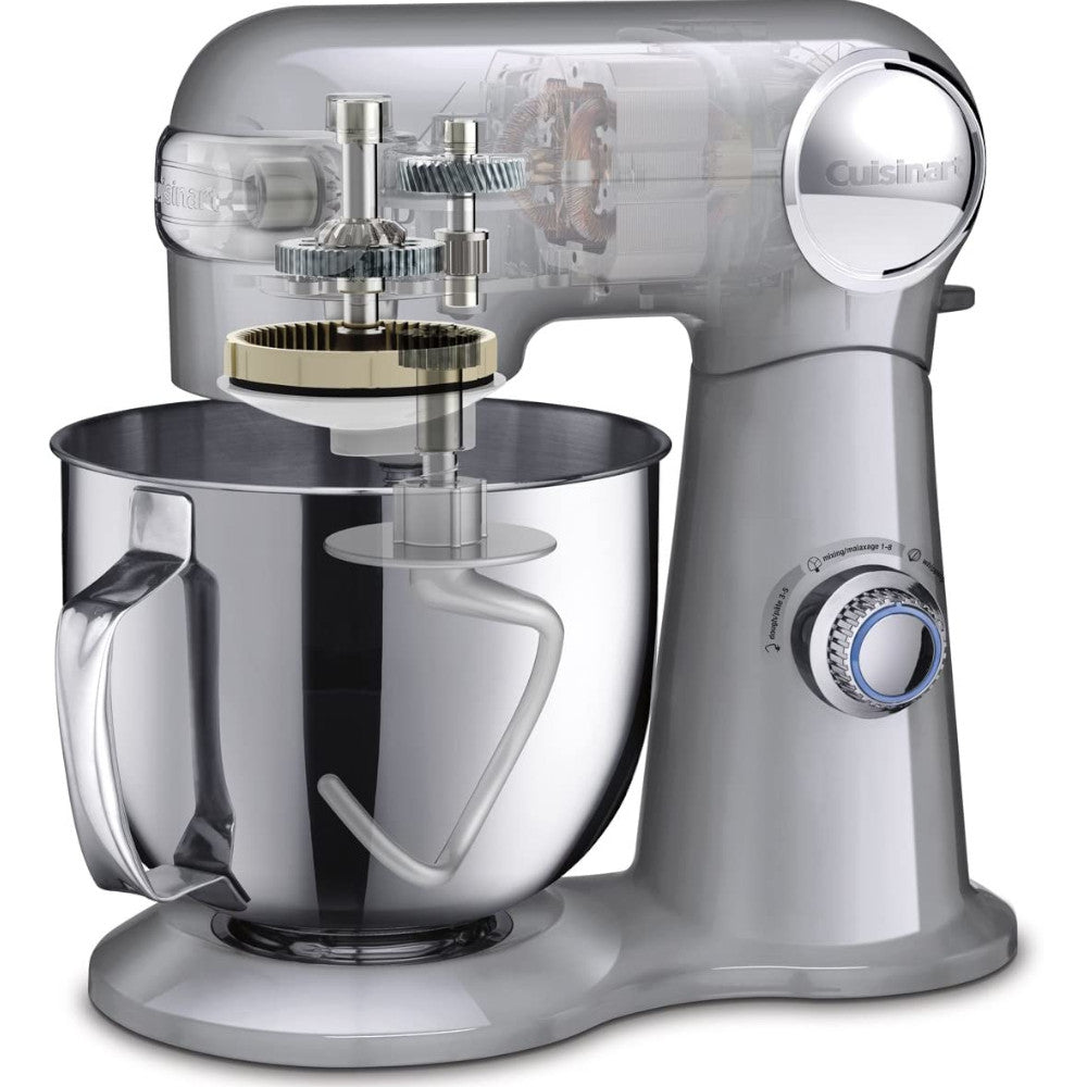Cuisinart Precision Master 5.5 Qt (5.2L) Stand Mixer - Heavy Duty Kitchen Mixer with 500W Motor for Baking, Dough Kneading & Cake Mixing - Perfect for Home Bakers & Professional Chefs