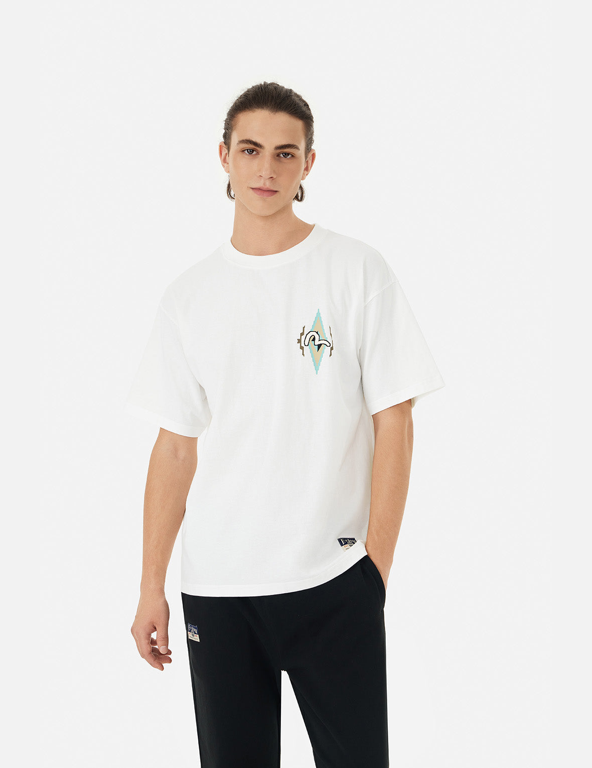 Chimayo Tapestry Print Relax Fit T-Shirt for Men & Women - Soft Cotton Casual Tee for Everyday Wear, Travel, and Festival Outfits