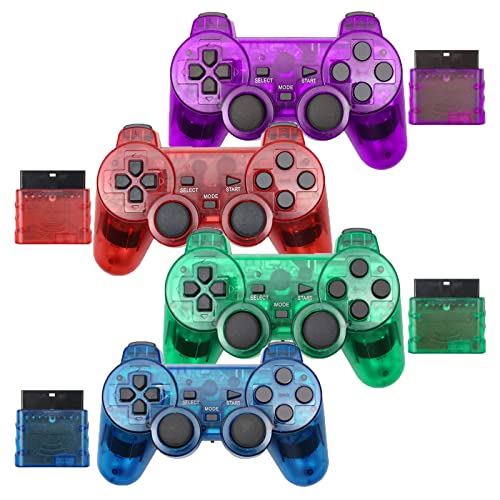 Clear Blue Green Purple Red