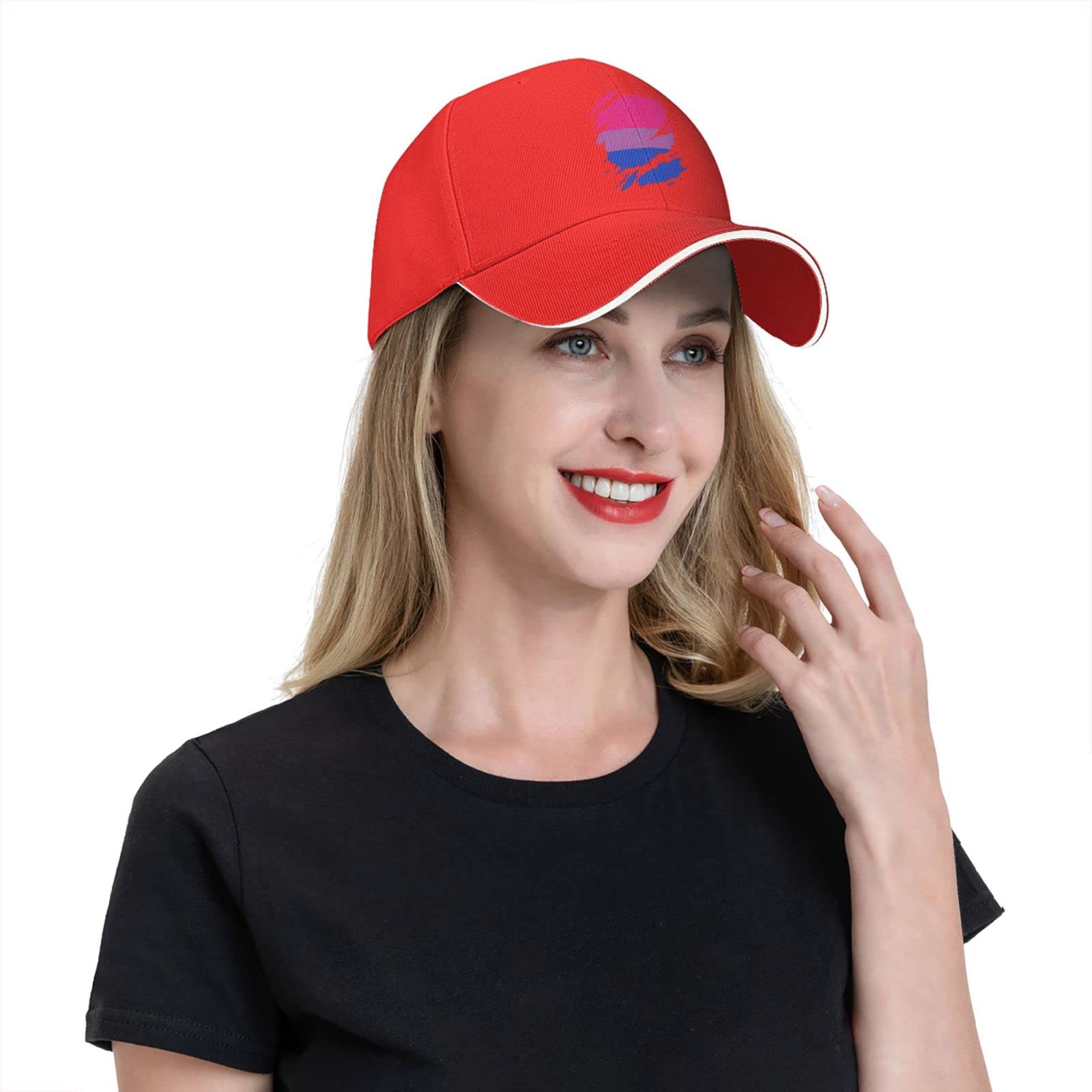 Bisexual Pride Flag Baseball Cap - Adjustable Unisex Dad Hat for Men & Women - Perfect for LGBTQ+ Events, Parades, and Everyday Wear