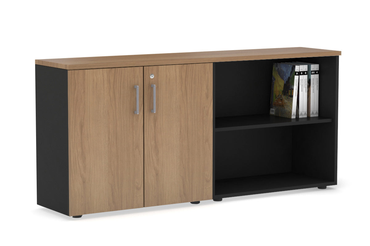 Small 2-Door Open Storage Cabinet with Shelves - 62.99